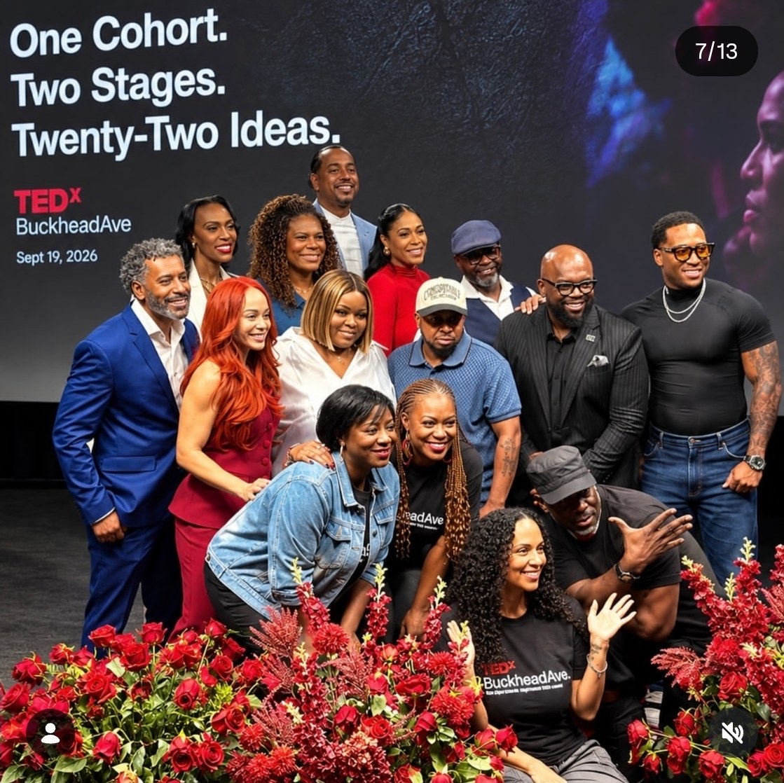 Oscar with the TEDx BuckheadAve speaker cohort, September 19, 2026